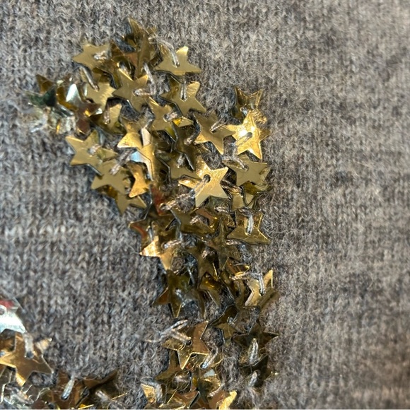 French connection women’s grey 100% merino wool sweater in size medium - Picture 7 of 9